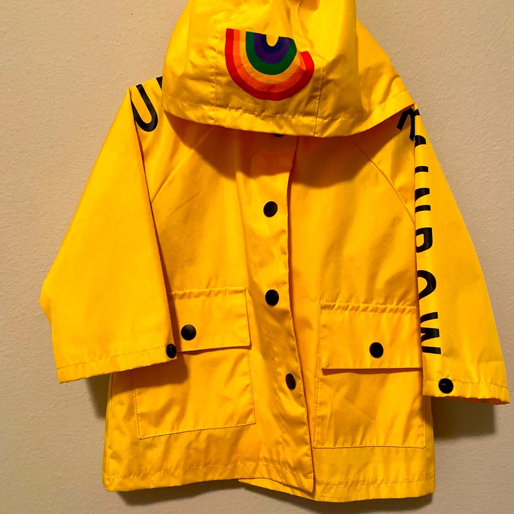 2T Toddler Yellow Rain Jacket